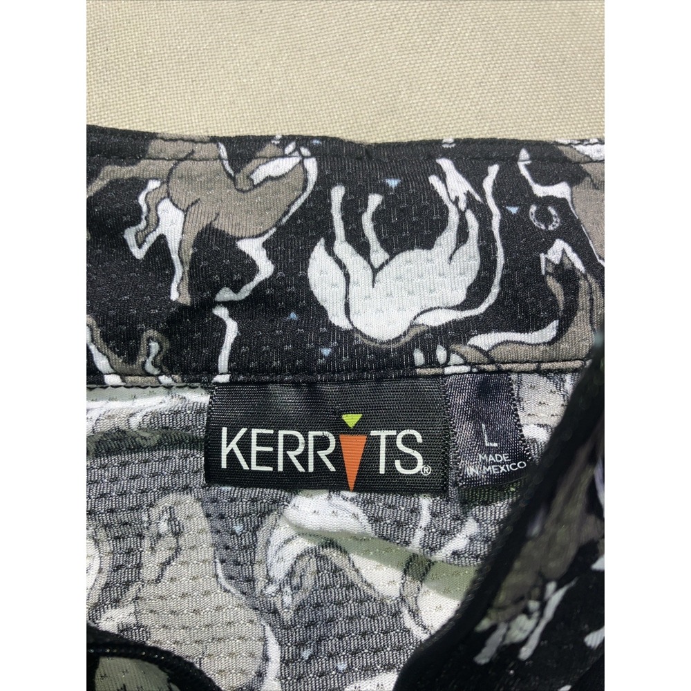 Youth Kerrits Equestrian Collared Quarter Zip Dri Fit Shirt Size Large - Picture 4 of 6